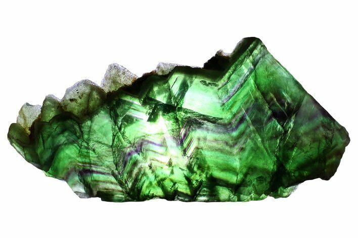 Colorful Polished Fluorite Slab - China #374367